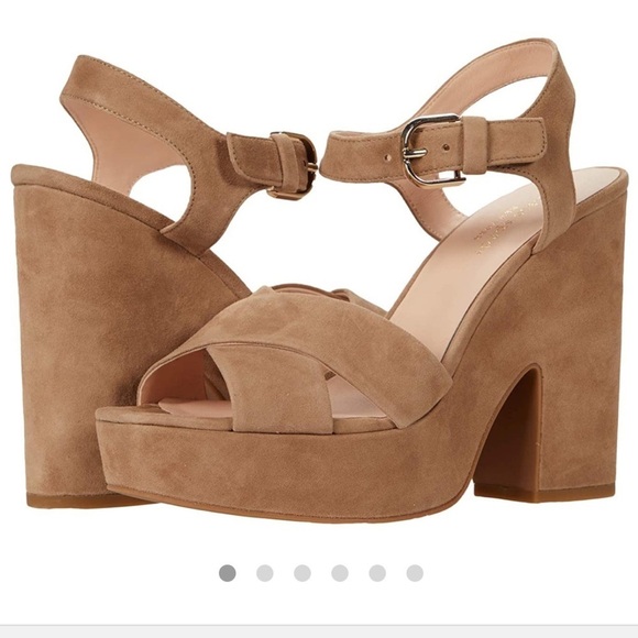 Kate Spade | Grace Platform Sandals Roasted Almond - Picture 4 of 12